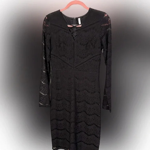 Xhilaration | Dresses | Xhilaration Black Lace Dress | Poshmark